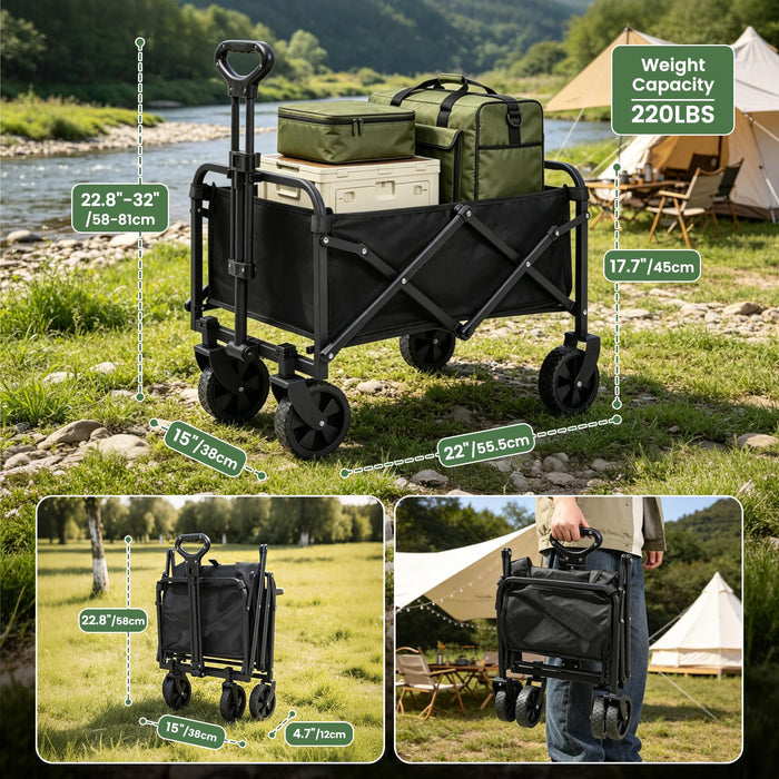 220 lb Foldable Utility Wagon