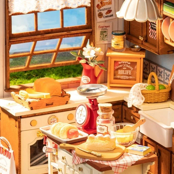 Baking Kitchen – DIY miniature house kit, HiNooki (image 3)