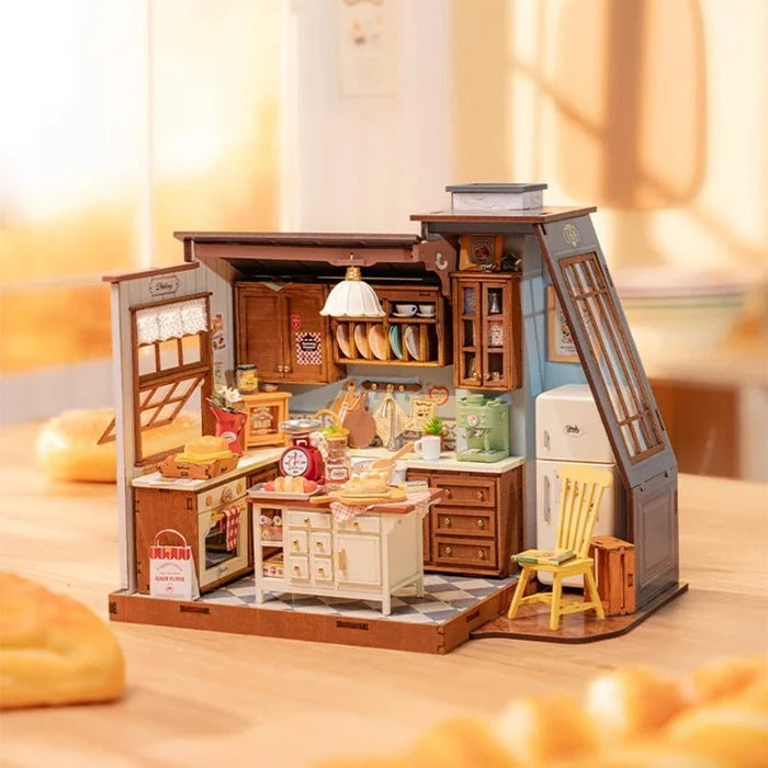 Baking Kitchen – DIY miniature house kit, HiNooki (image 4)
