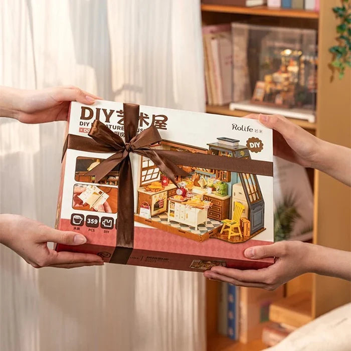 Baking Kitchen – DIY miniature house kit, HiNooki (image 7)