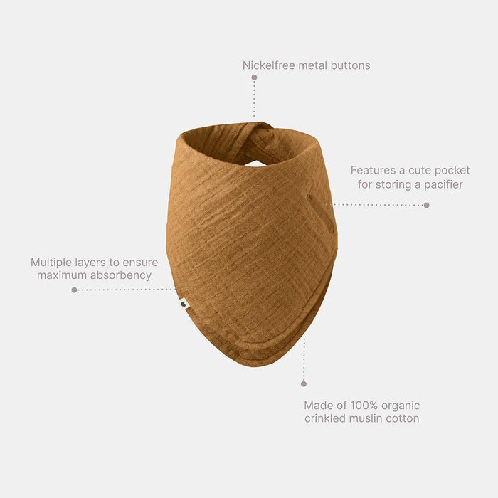 Bandana Bib - Sand - BIBS