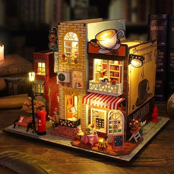 Coffee Villa – DIY book nook kit, HiNooki (image 3)