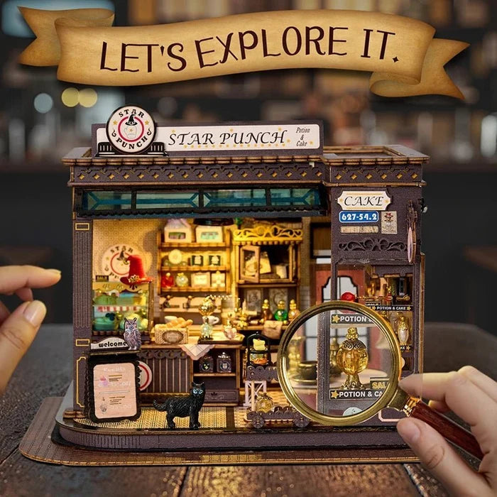 Magic Coffee Cottage – DIY miniature house kit, HiNooki (image 4)