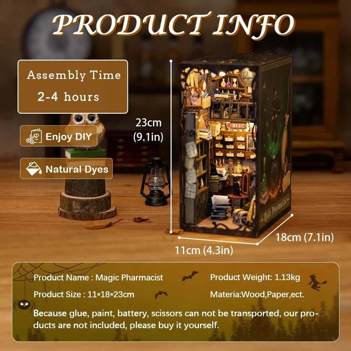 Magic Pharmacist – DIY book nook kit, HiNooki (image 7)